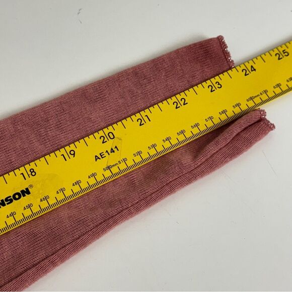 Free for Humanity Mauve Ombre V-Neck Fine Knit Top S/M - Picture 7 of 8